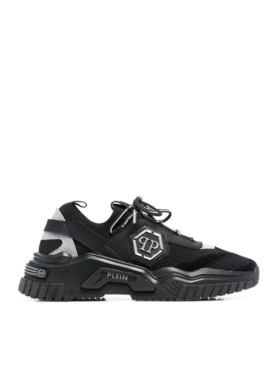 Shop Philipp Plein Predator Sneakers In Black