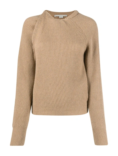 Shop Stella Mccartney Sweater In Nude & Neutrals