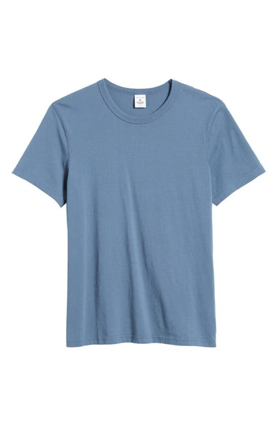Shop Reigning Champ Lightweight Jersey T-shirt In Washed Blue