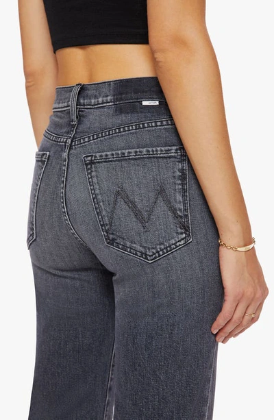 Shop Mother The Rambler Flood High Waist Relaxed Straight Leg Jeans In Outta Sight