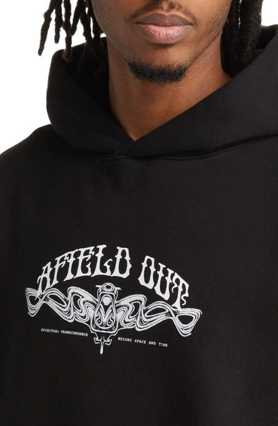 Shop Afield Out Awake Graphic Hoodie In Black