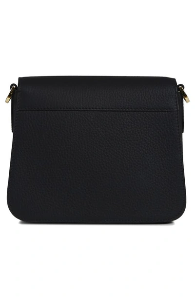 Shop Strathberry Ace Mini Leather Crossbody Bag In Black