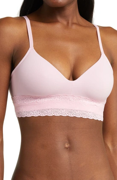 Shop Natori Bliss Perfection Contour Soft Cup Bralette In Blossom