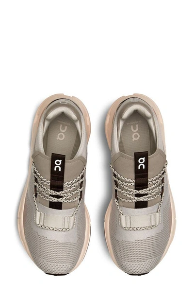 On Cloudnova Sneaker In Pearl/ Shell
