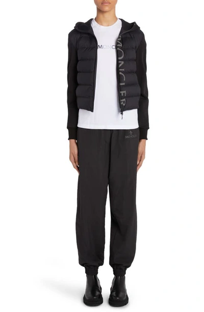 Moncler Shell Track Pants In Black