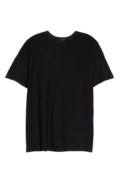 Shop R13 Boxy Cotton & Cashmere T-shirt In Acid Black