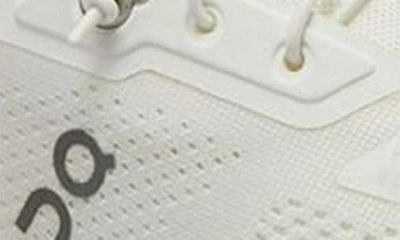 On Sneakers With Breathable Mesh Upper In Undyed White/ White