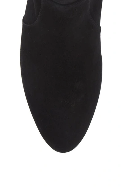 Stuart Weitzman 60mm Sleek Sock Booties In Black Suede
