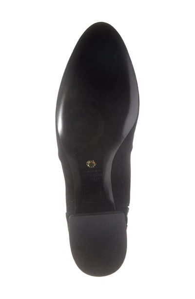 Stuart Weitzman 60mm Sleek Sock Booties In Black Suede