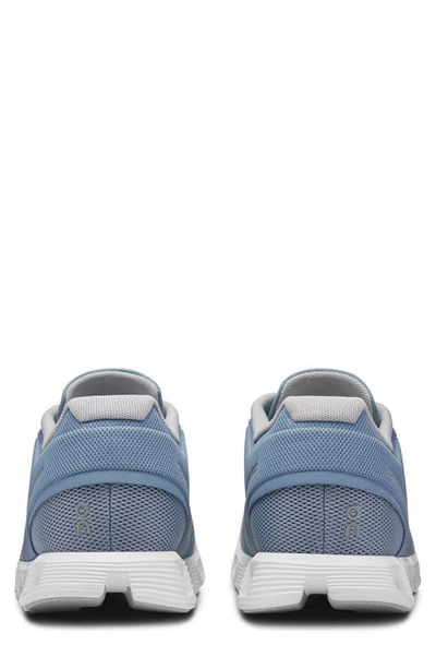 Shop On Cloud 5 Running Shoe In Chambray/ White
