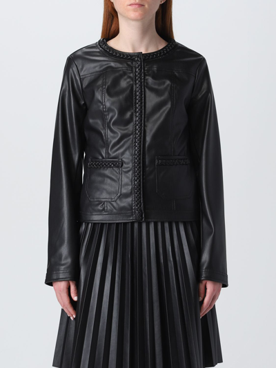 Shop Liu •jo Jacket Liu Jo Woman Color Black