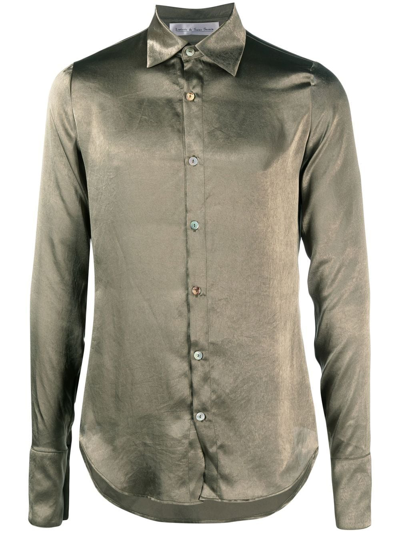 Shop Ludovic De Saint Sernin Classic-collar Shirt In Green