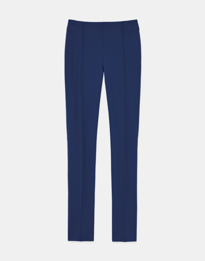 Shop Lafayette 148 Plus-size Acclaimed Stretch Gramercy Pant In Midnight Blue