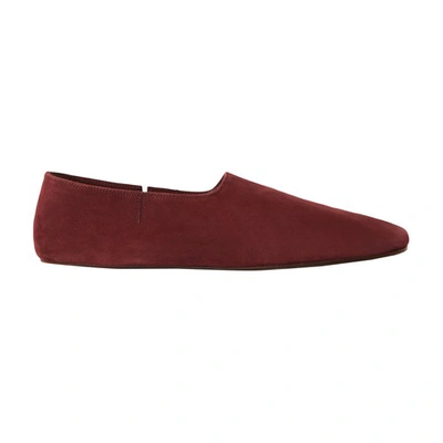 Shop Loro Piana Gravina Loafers In Prune_sauvage