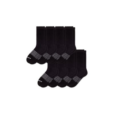 Shop Bombas Calf Sock 8-pack In Black