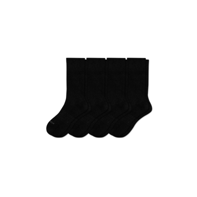Shop Bombas Dress Calf Sock 4-pack In Black