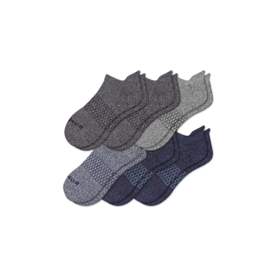 Shop Bombas Marl Ankle Sock 6-pack In Neutrals