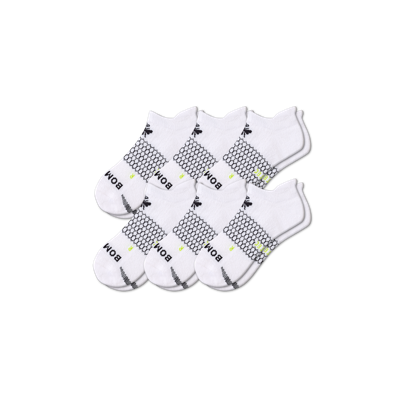 Shop Bombas All-purpose Performance Ankle Sock 6-pack In White