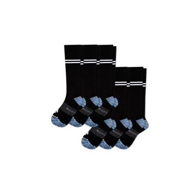 Shop Bombas Everyday Compression Sock 6-pack (15-20mmhg) In Black