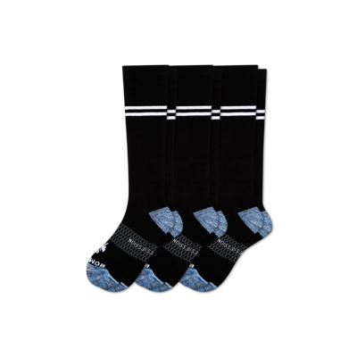 Shop Bombas Everyday Compression Sock 3-pack (15-20mmhg) In Black