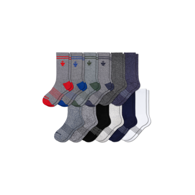 Shop Bombas Calf Sock 12-pack In Originals Marls Mix