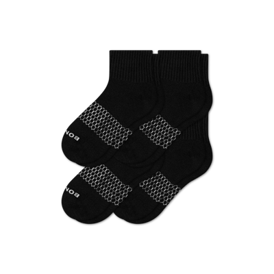 Shop Bombas Quarter Sock 4-pack In Black
