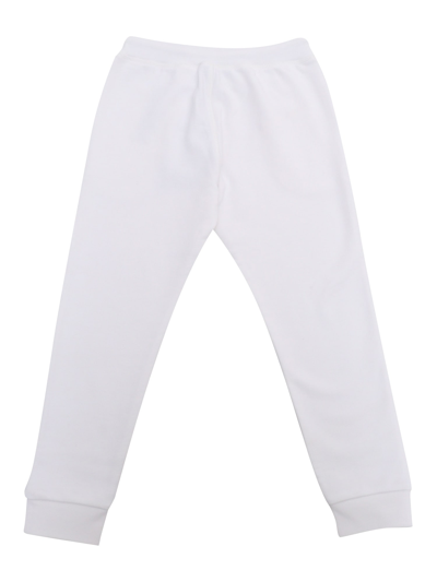 Dsquared2 Logo-print Cotton Track Pants In Multicolor