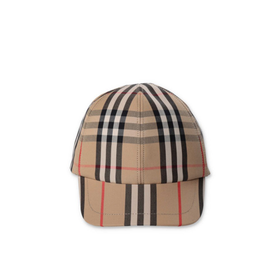 Shop Burberry Kids Vintage Checked Baseball Cap In Multi