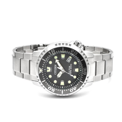 Pre-owned Citizen Promaster Marine Bn0167-50h Eco-drive Diver Watch Gray Dial 44mm
