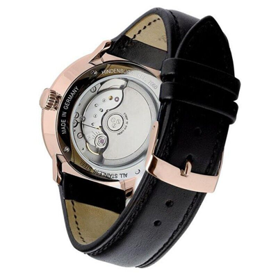 Pre-owned Zeppelin Hindenburg Lz129 Automatic 40mm Black Dial 7064-2 Men's Watch