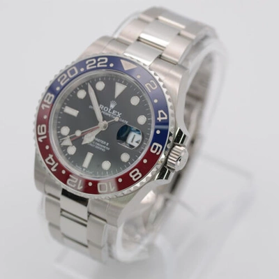 Pre-owned Rolex Gmt Master Ii 126710blro-0002 40mm Oyster 2022+ Full Set