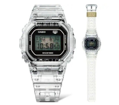 Pre-owned G-shock Pre  Dw-5040rx-7jr 40th Clear Remix 5000 Series Japan Limited Model