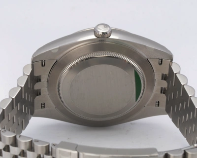 Pre-owned Rolex Datejust 41mm 126334-0022 Slate Dial Wimbledon Jubilee 2022+ Full Set