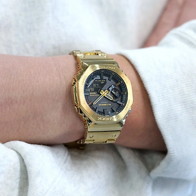 Pre-owned G-shock Gmb2100 Full Metal Gold