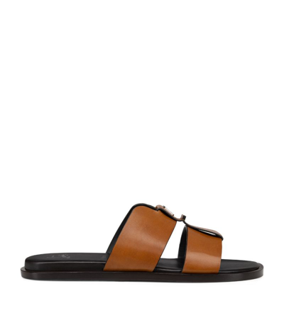 Christian Louboutin Mens Cuoio Loubi Be Flat Logo embellished