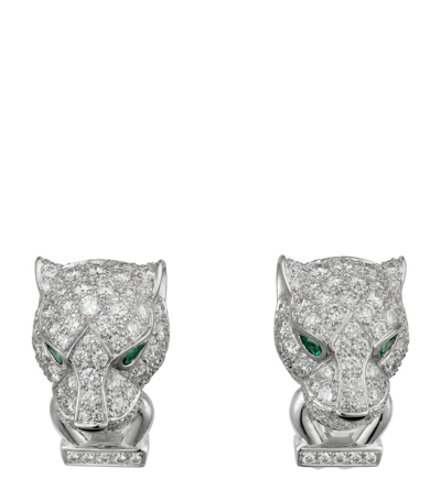 Shop Cartier Earrings In White