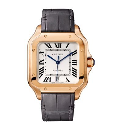 Shop Cartier Watch 39.8mm In Rose Gold