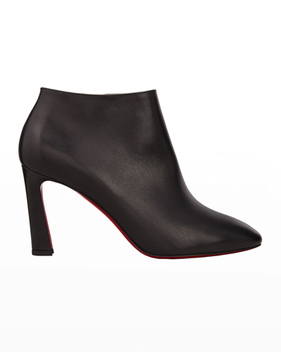 Shop Christian Louboutin Eleonor Red Sole Ankle Booties In Black