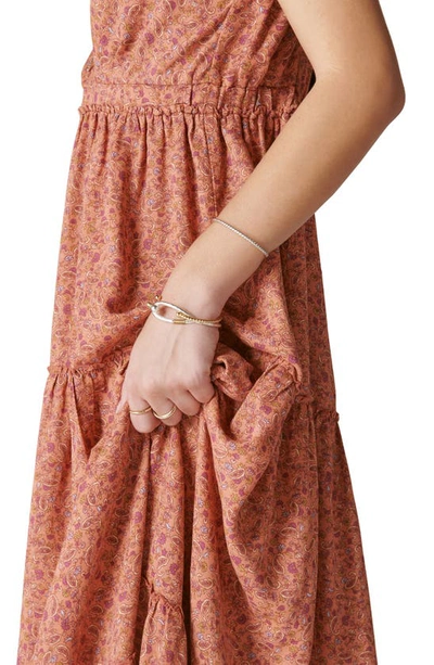 Shop Lucky Brand Paisley Tiered Maxi Sundress In Aragon Multi