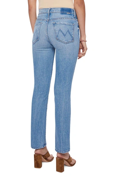 Shop Mother The Insider Flood Ankle Straight Leg Jeans In Psych!