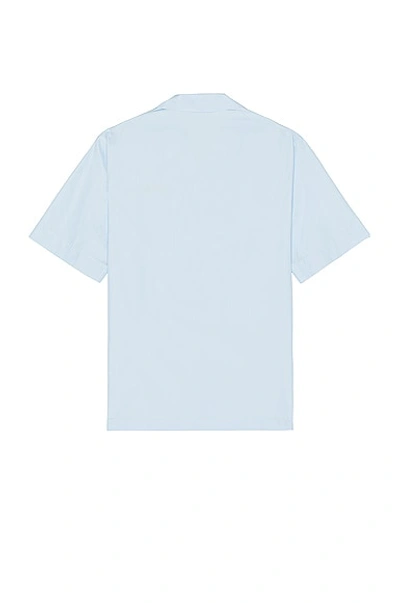 Shop Versace Shirt In Light Blue