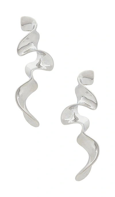 Shop Casa Clara Kelsee Earring In Silver