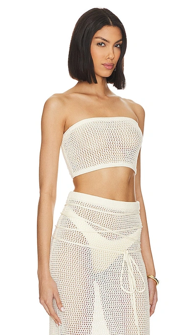Shop Lpa Soline Tube Top In Ivory