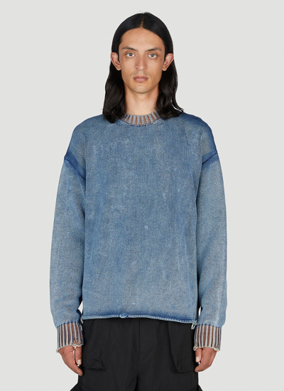 Shop Diesel K-delos Sweater In Blue