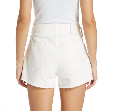 Shop Moussy Ransomville Shorts In White