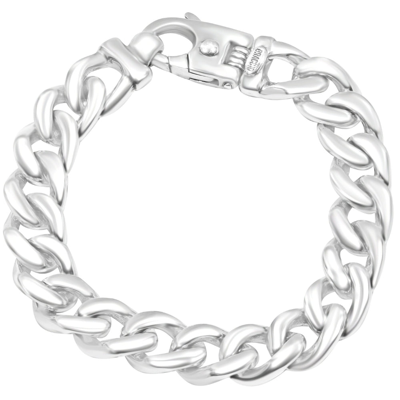 Pompeii3 Men's Cuban 14k Gold (71gram) Or Platinum (133gram) 11.5mm Link Bracelet 8.5" In Multi