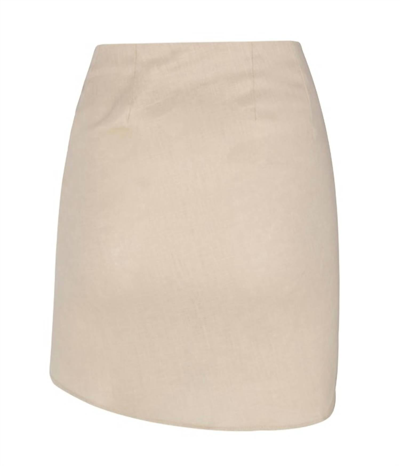 Shop Hevron Sela Skirt In Sand-ivory In Multi