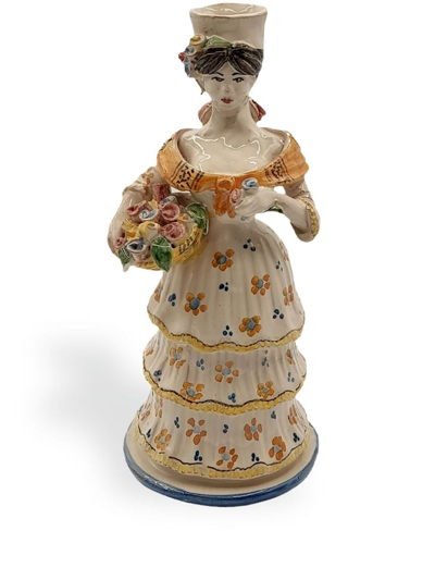 Shop Les-ottomans Lemon Woman Porcelain Candle Holder In White