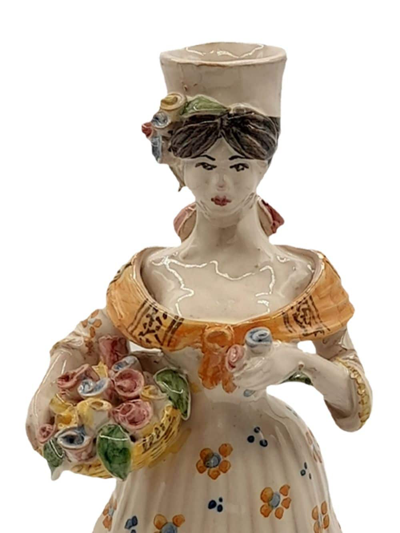 Shop Les-ottomans Lemon Woman Porcelain Candle Holder In White