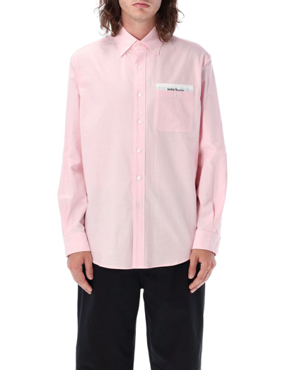 Shop Palm Angels Logo Patch Long In Pink